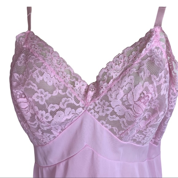 Vintage Vanity Fair Women’s Pink Slip Lingerie Tricot Nylon size 34 - Picture 5 of 12